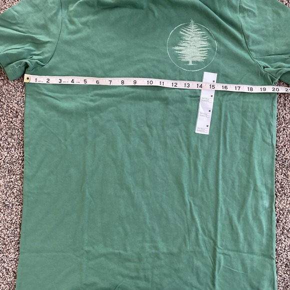 Goodfellow "Plant It" Green Short Sleeve Shirt - Medium - Picture 4 of 6